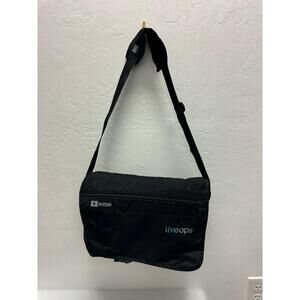 OGIO Black Laptop Messenger Bag With Padded Compartments Shoulder Strap‎ Vault